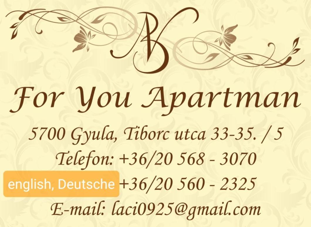 For You Apartman غيولا المظهر الخارجي الصورة